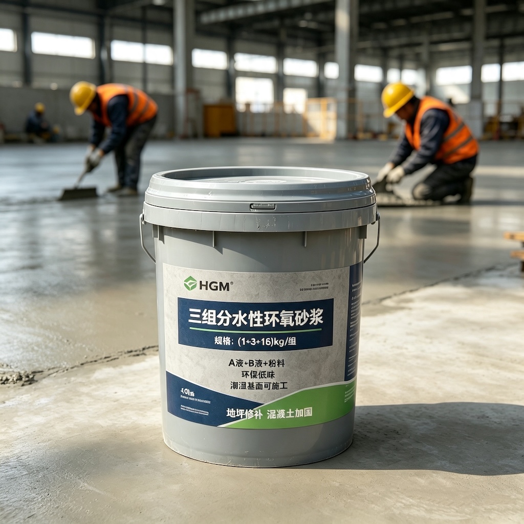 宁陵三组份水性环氧砂浆